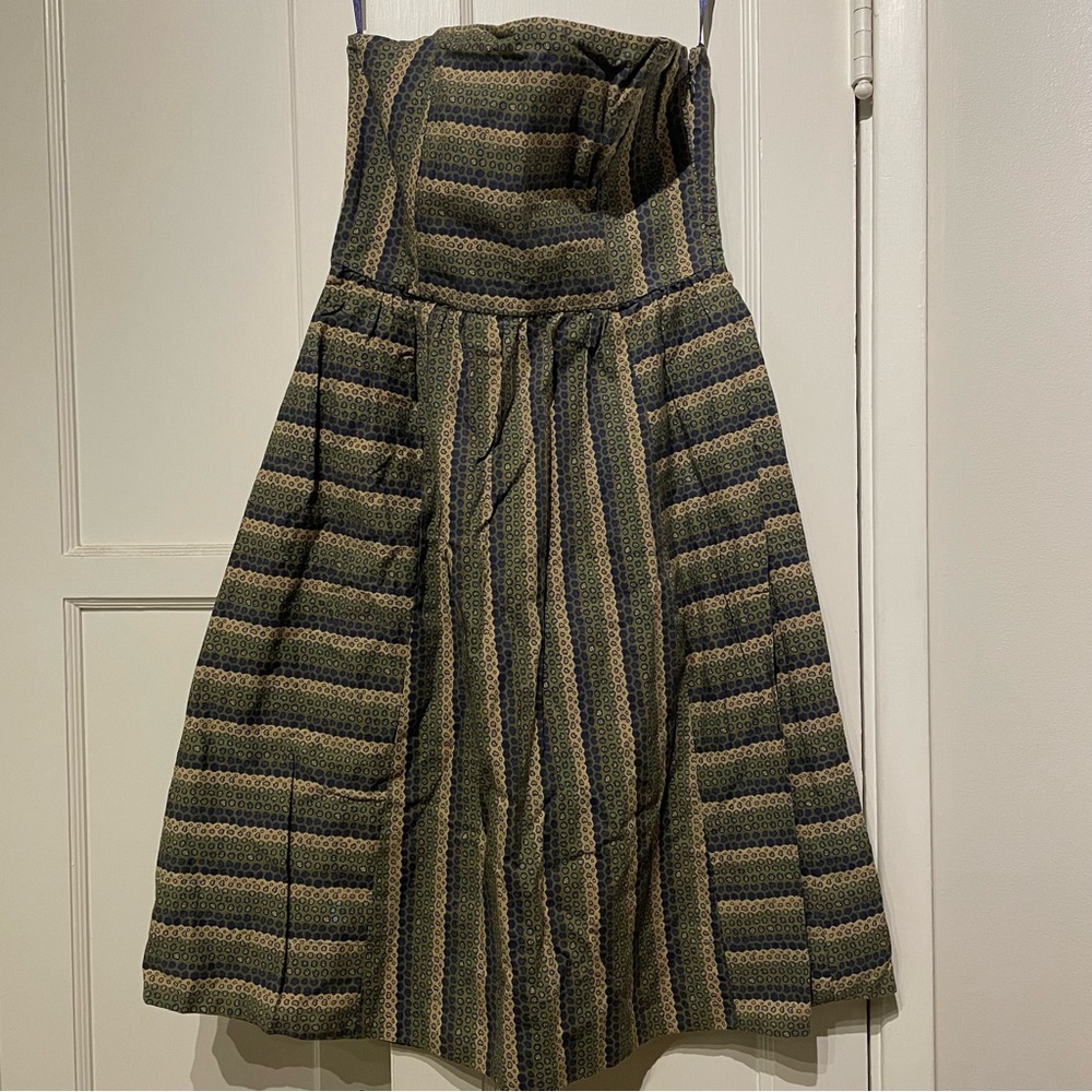 Maple for Anthropologie strapless dress
